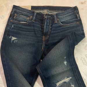Abercrombie kid jean blue ripped skiny